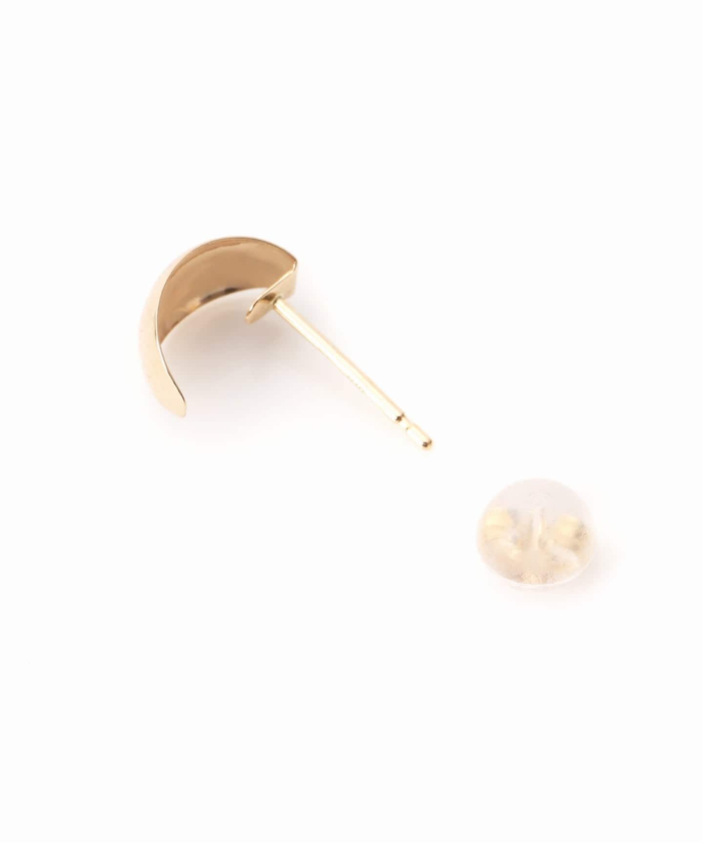 スモールムーンピアス K10（両耳）（ピアス（両耳用））｜Lilas（リラ