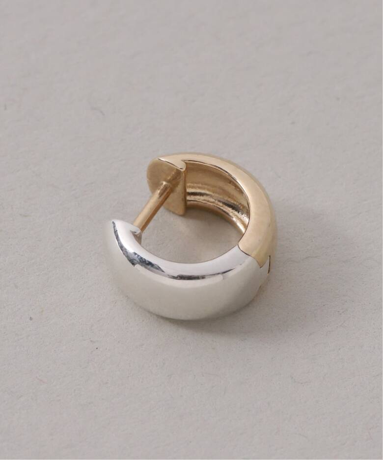 WEB限定》バイカラー2WAYフープピアス K10（両耳）（ピアス（両耳用 