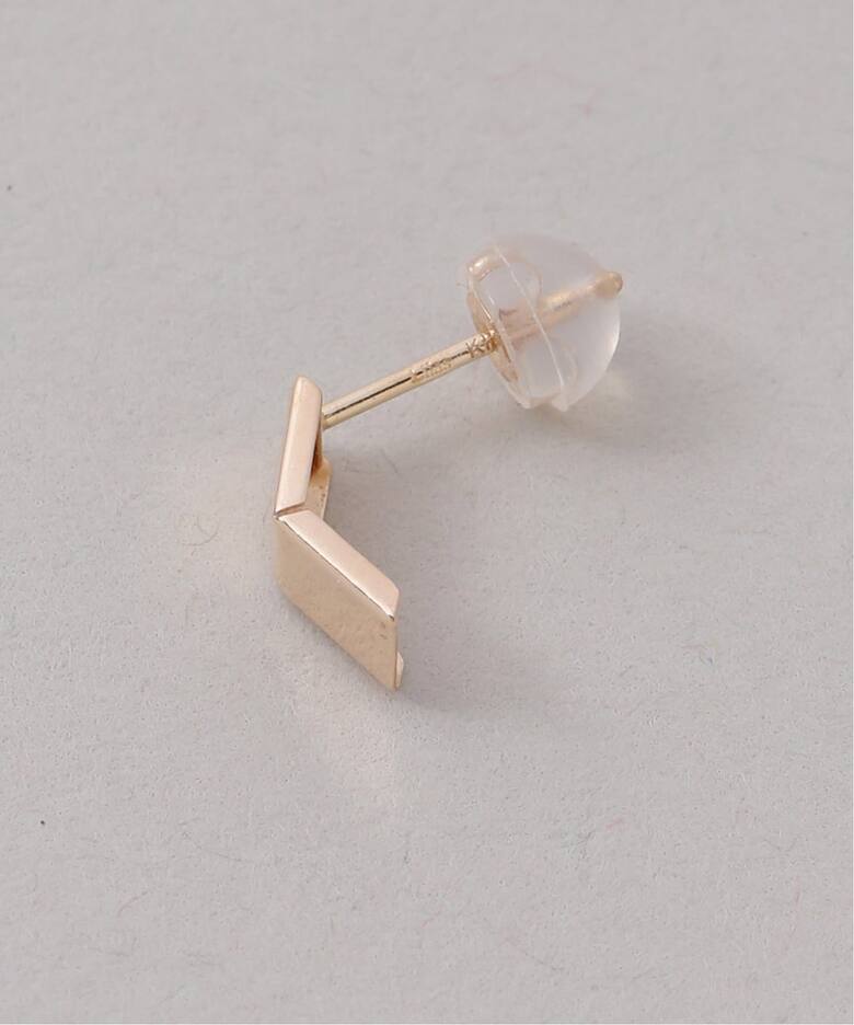 予約》スモールベントピアス K10（両耳）（ピアス（両耳用））｜Lilas 
