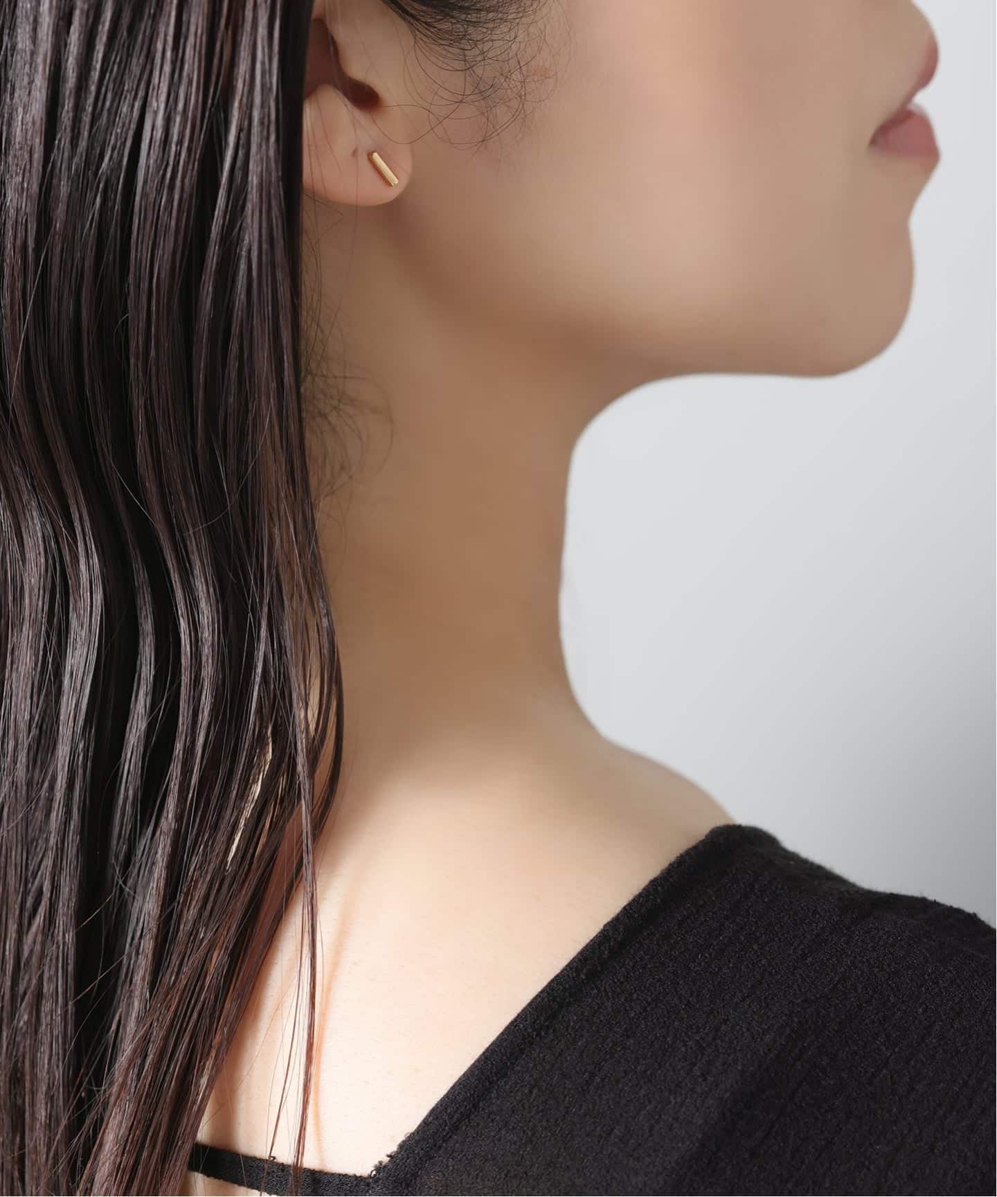 予約》パイプラインピアス K18（両耳）（ピアス（両耳用））｜Lilas