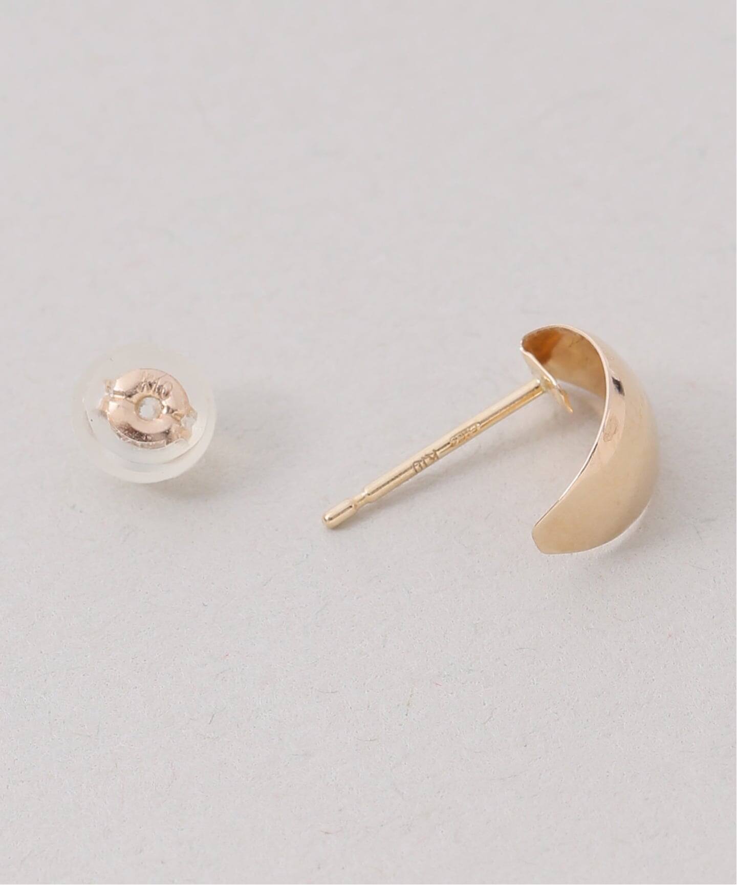 Lilasスモールムーンピアス K10 片耳のみ スモールムーンピアス K10（両耳）（ピアス（両耳用））｜Lilas（リラ