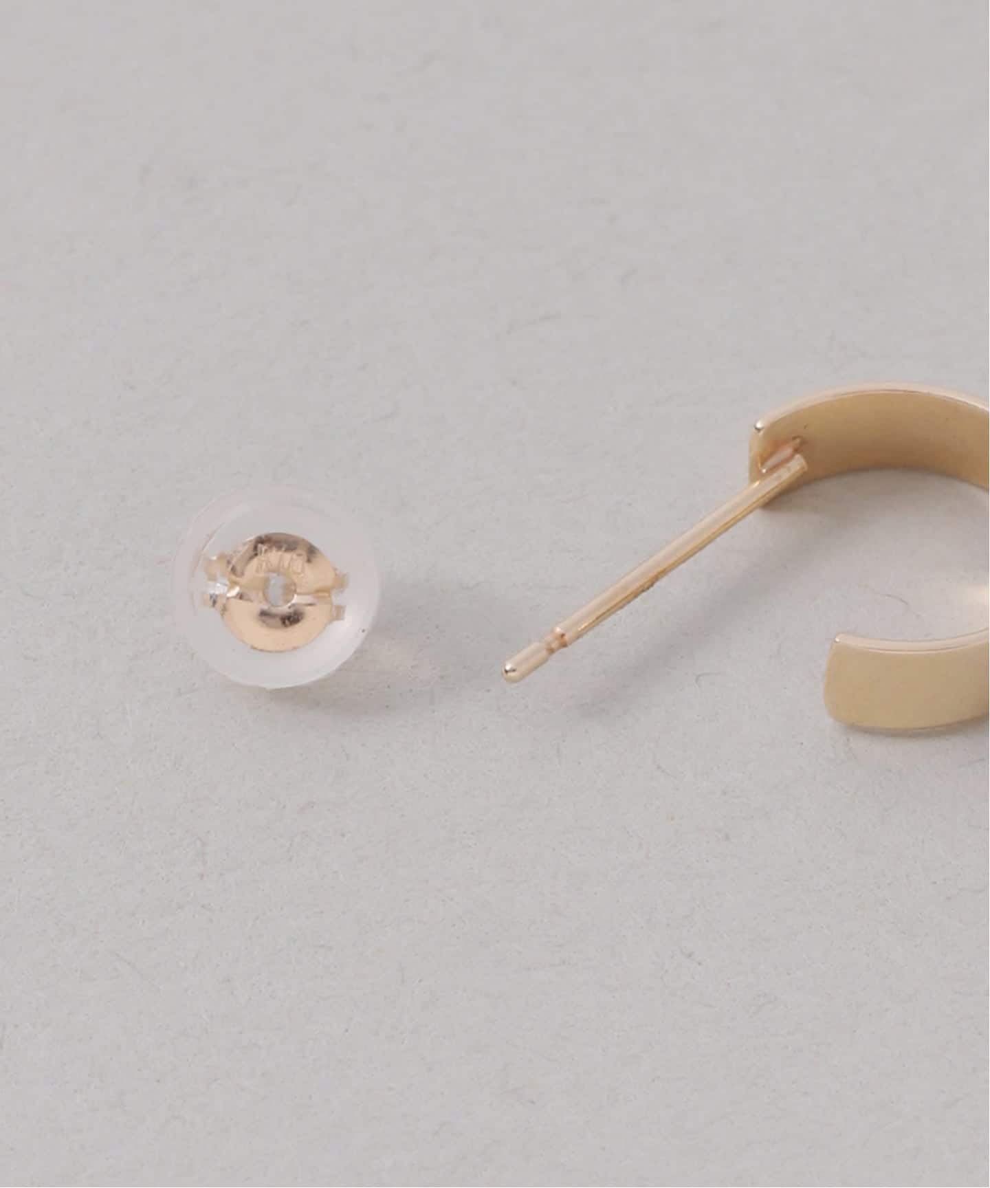 予約》フラット10mmピアス K10（両耳）（ピアス（両耳用））｜Lilas