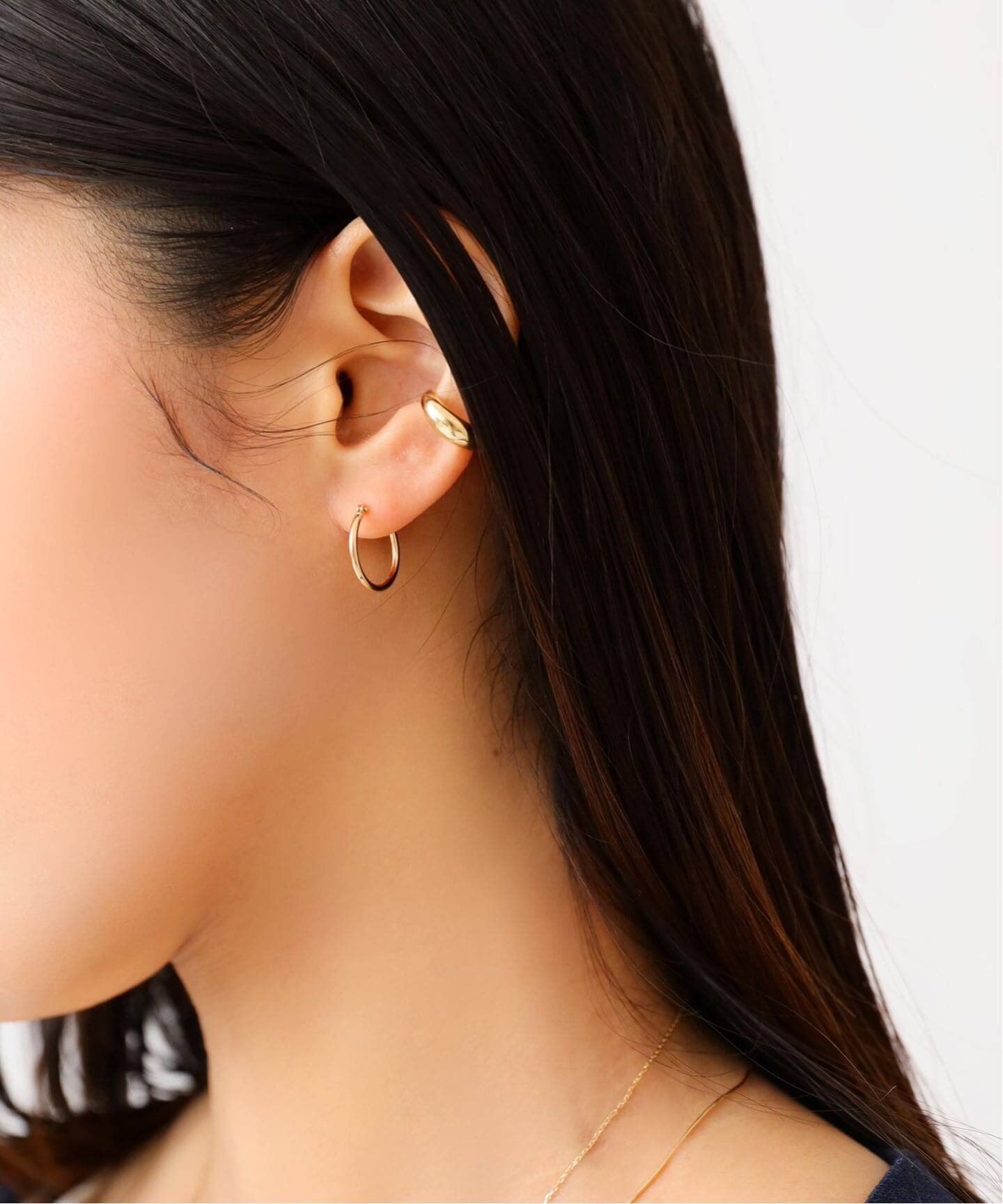 予約》1.5パイプ1.5cmルーフピアス K10（両耳）（ピアス（両耳用