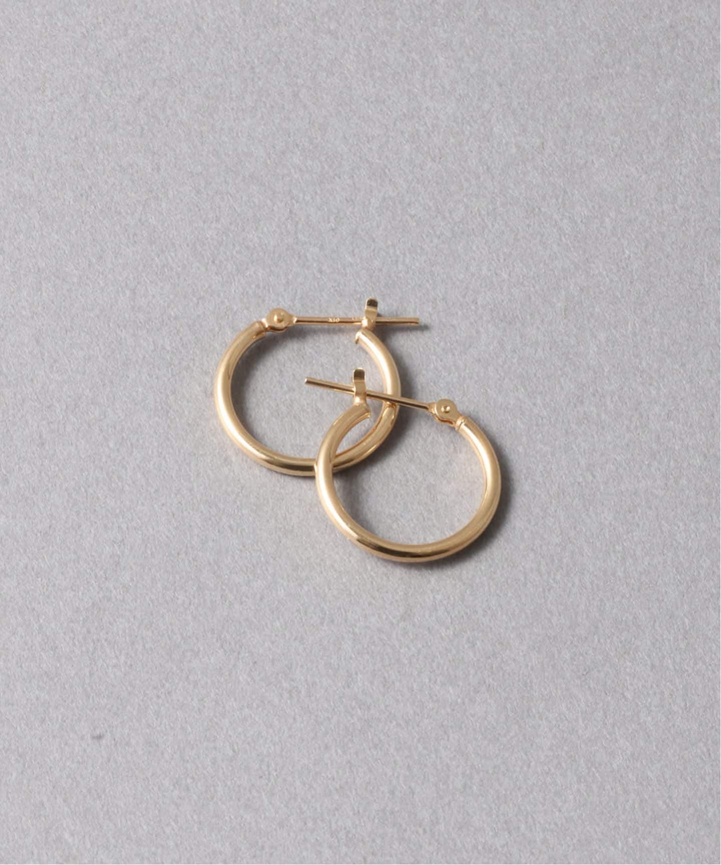 予約》1.5パイプ1.5cmルーフピアス K10（両耳）（ピアス（両耳用