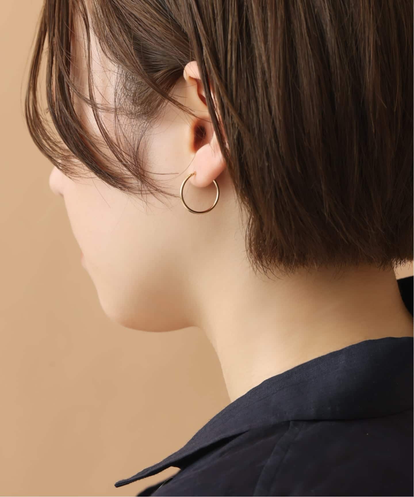 Lilas 1.5パイプ2cmルーフピアス K10（両耳） 予約》1.5パイプ2cmルーフピアス K10（両耳）（ピアス（両耳用
