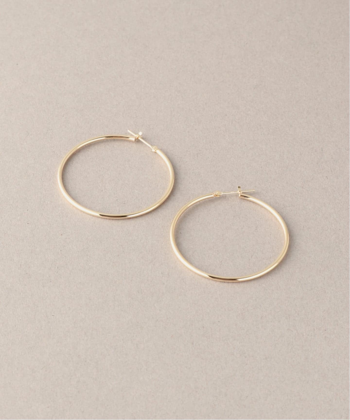予約》1.5パイプ3.5cmルーフピアス K10（両耳）（ピアス（両耳用