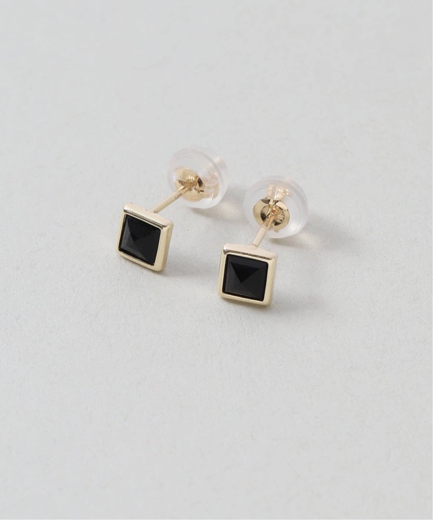 WEB限定》バイカラー2WAYフリンジピアス K10（両耳）（ピアス（両耳用