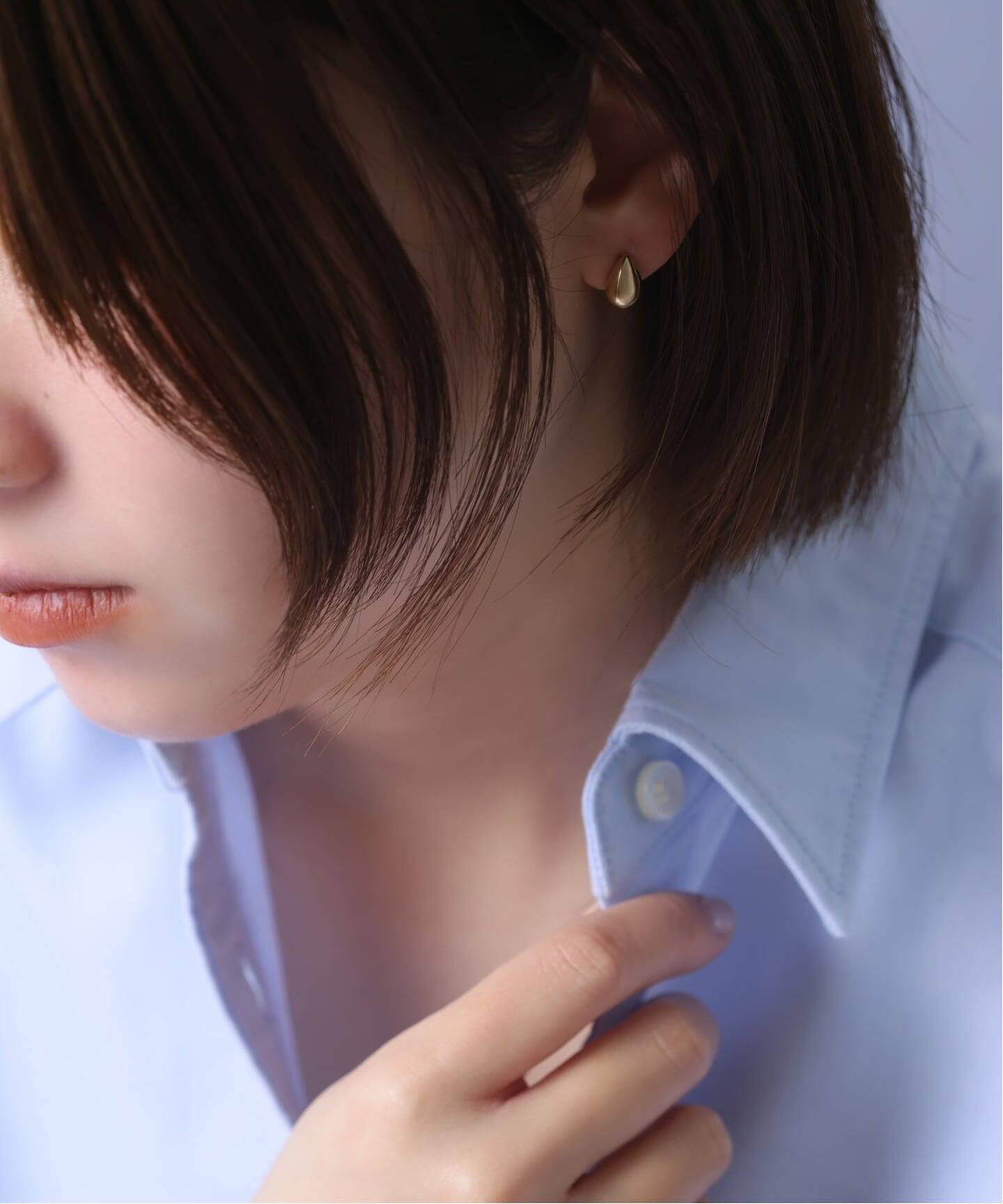 WEB限定》【SAMH by LILAS】ドロップピアスK18GP（両耳）（ピアス（両