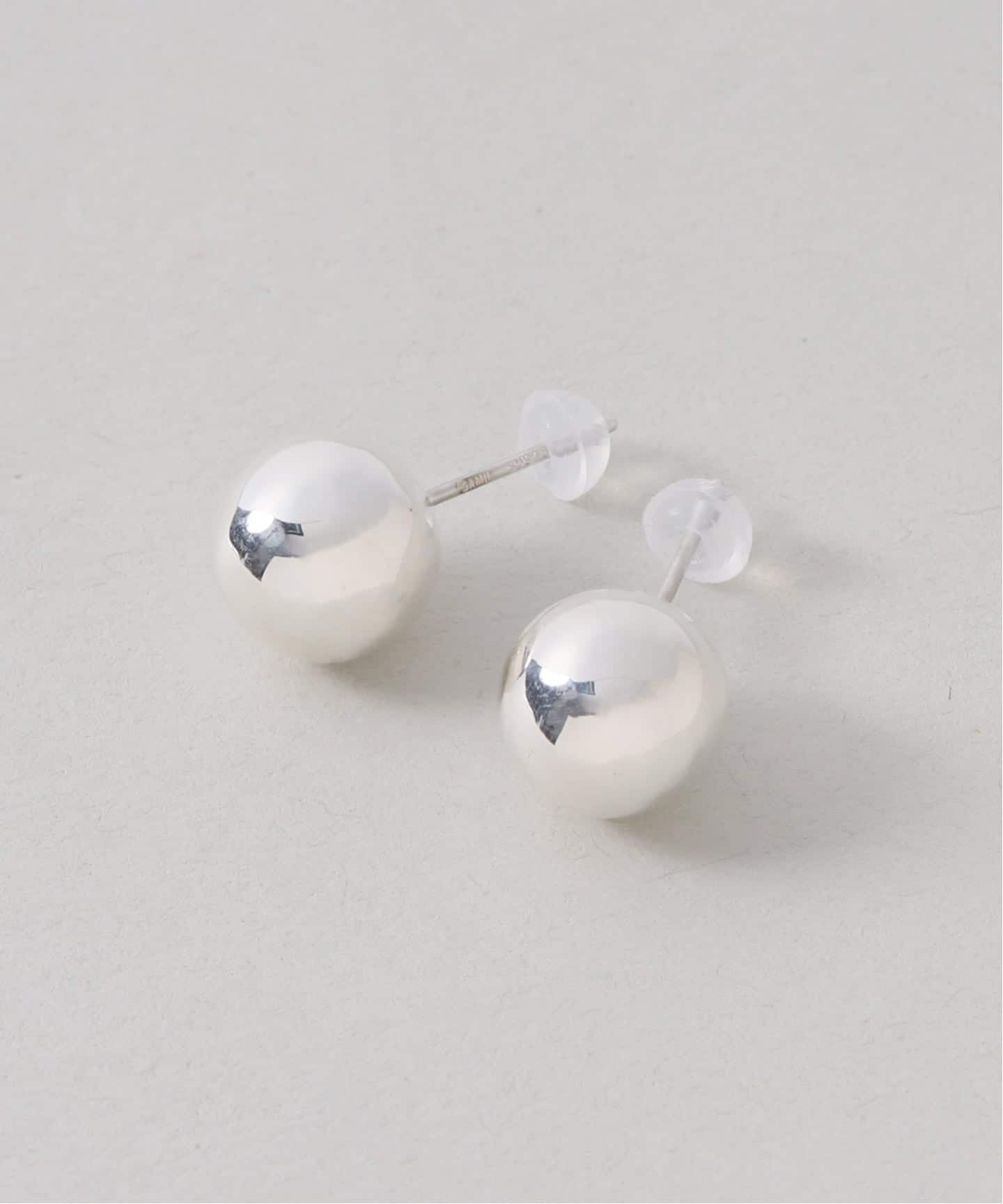 予約》【SAMH by LILAS】PUFFボールピアス SV（両耳）（ピアス（両耳用