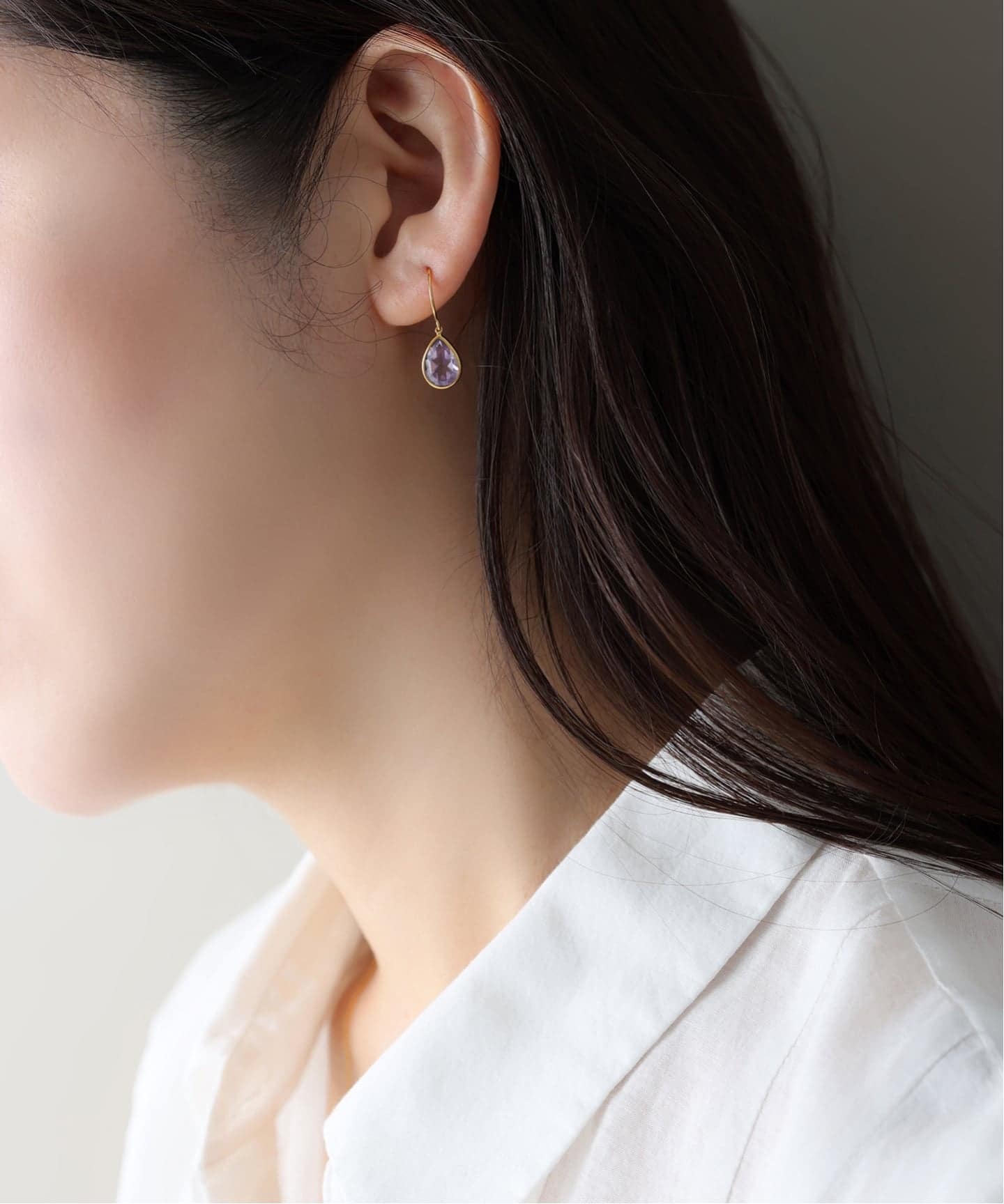 1627 ピンクアメジストのピアス WEB限定予約》【SAMH by LILAS】ピンクアメジストピアス SVK18GP（両耳