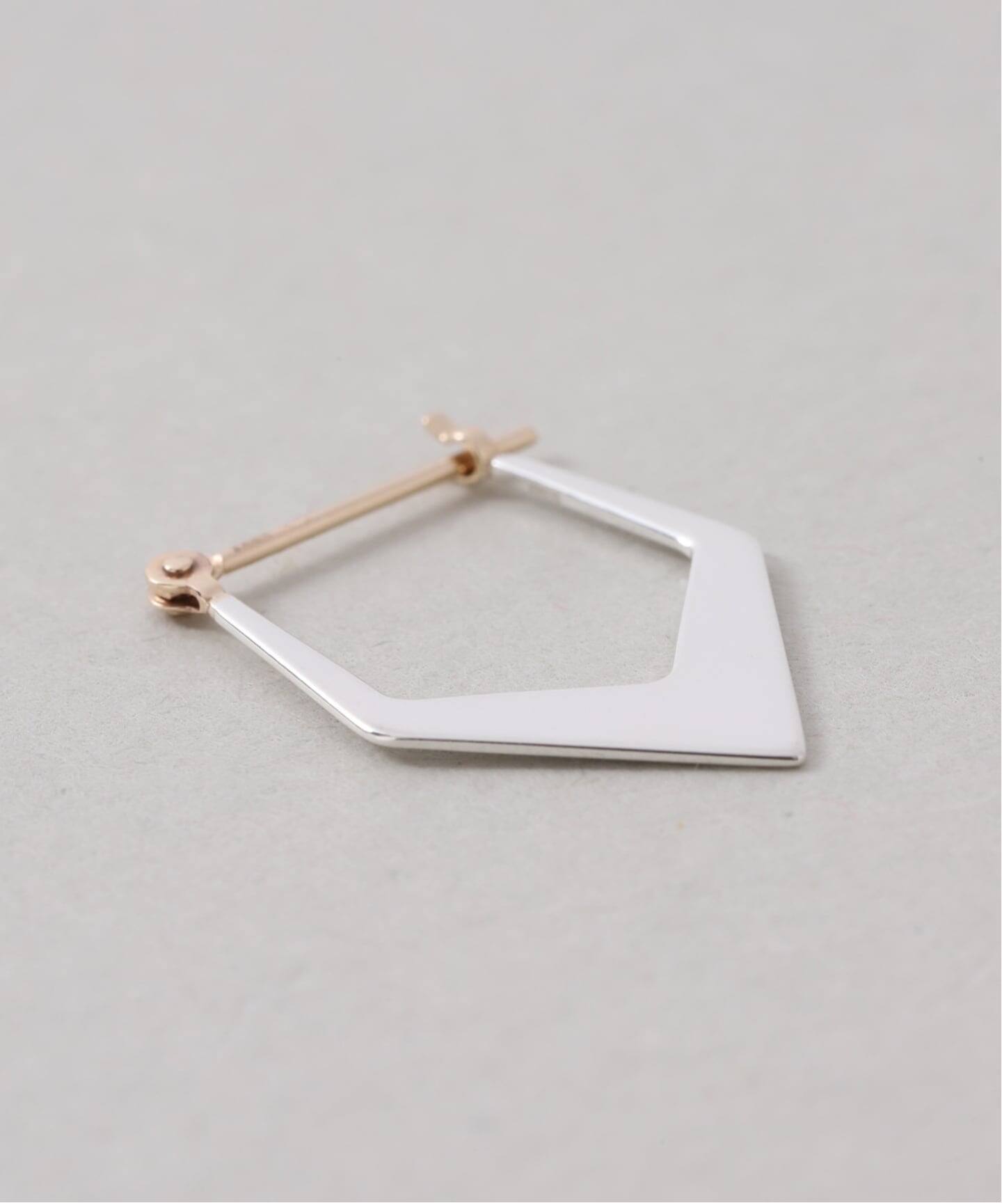 WEB限定予約》【SAMH by LILAS】トライアングルフープピアス SV（両耳