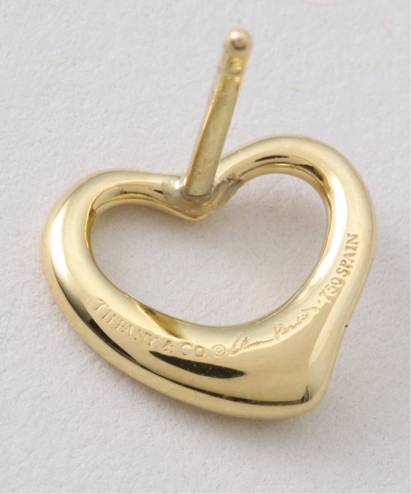 TIFFANY＆CO. Open Heart pierced earrings（ピアス（両耳用