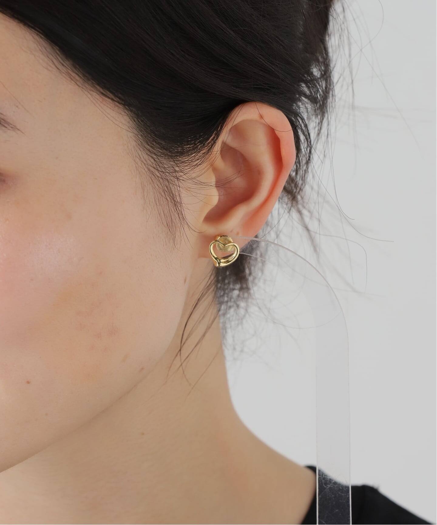 TIFFANY＆CO. Open Heart pierced earrings（ピアス（両耳用