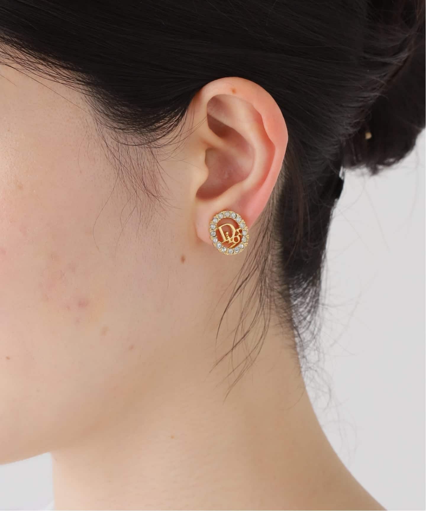 VINTAGE DIOR/ディオール 】earring logo(両耳)（イヤリング