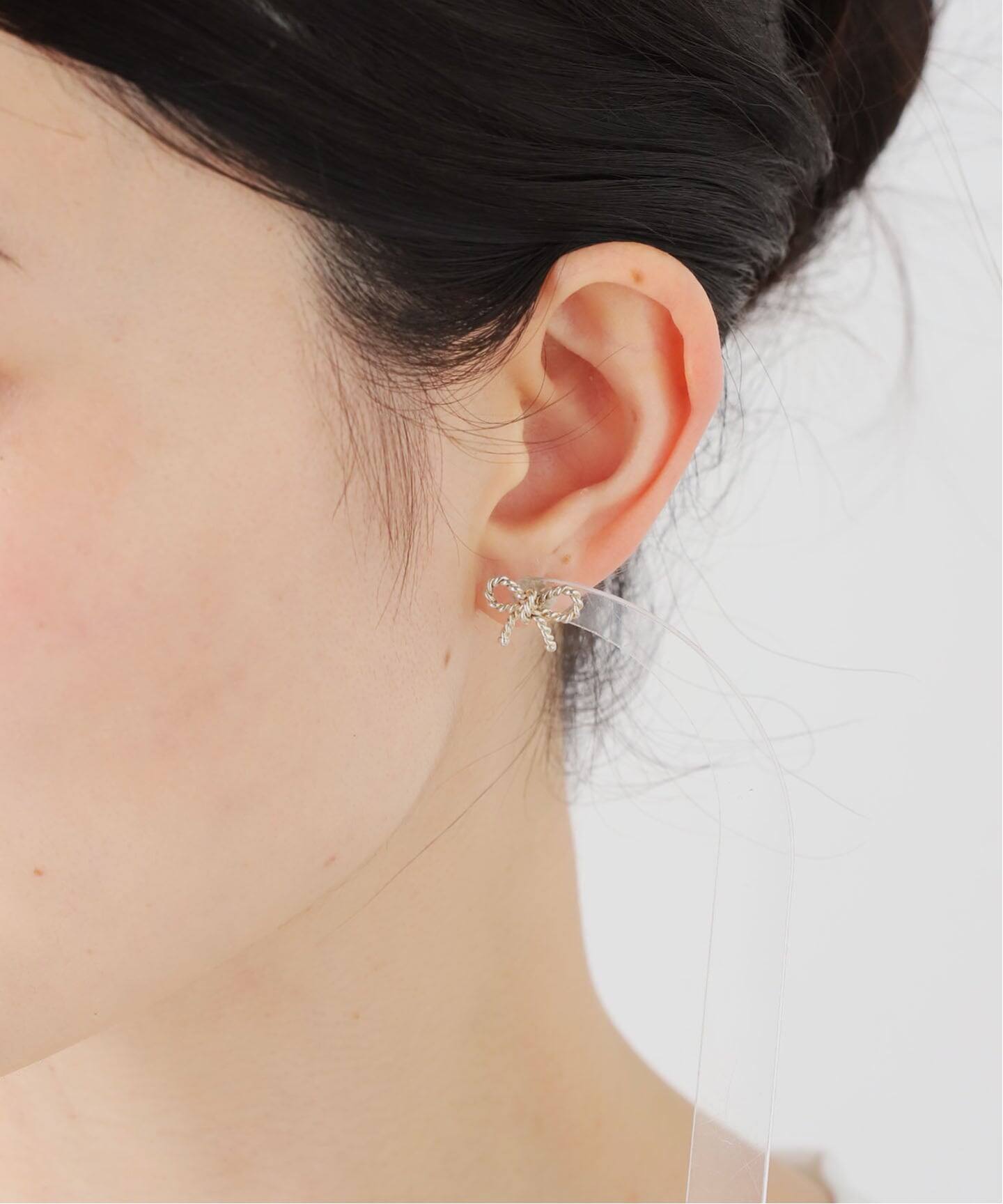 VINTAGE TIFFANY&Co./ティファニー】Twist ribbon pierce (両耳