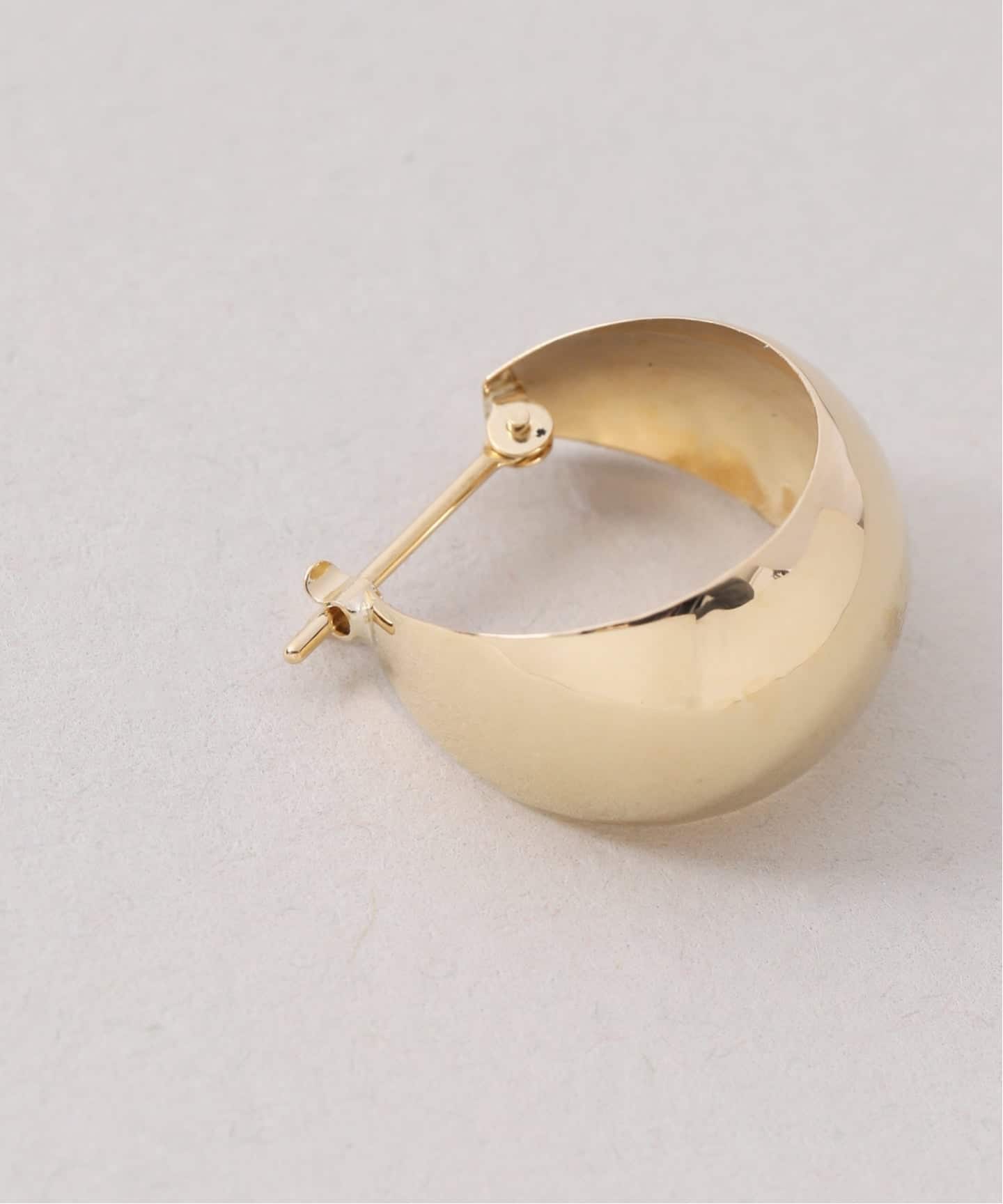 18k両耳ピアス 18K wide volume pierce(両耳)（ピアス（両耳用））｜DECOUVERTE