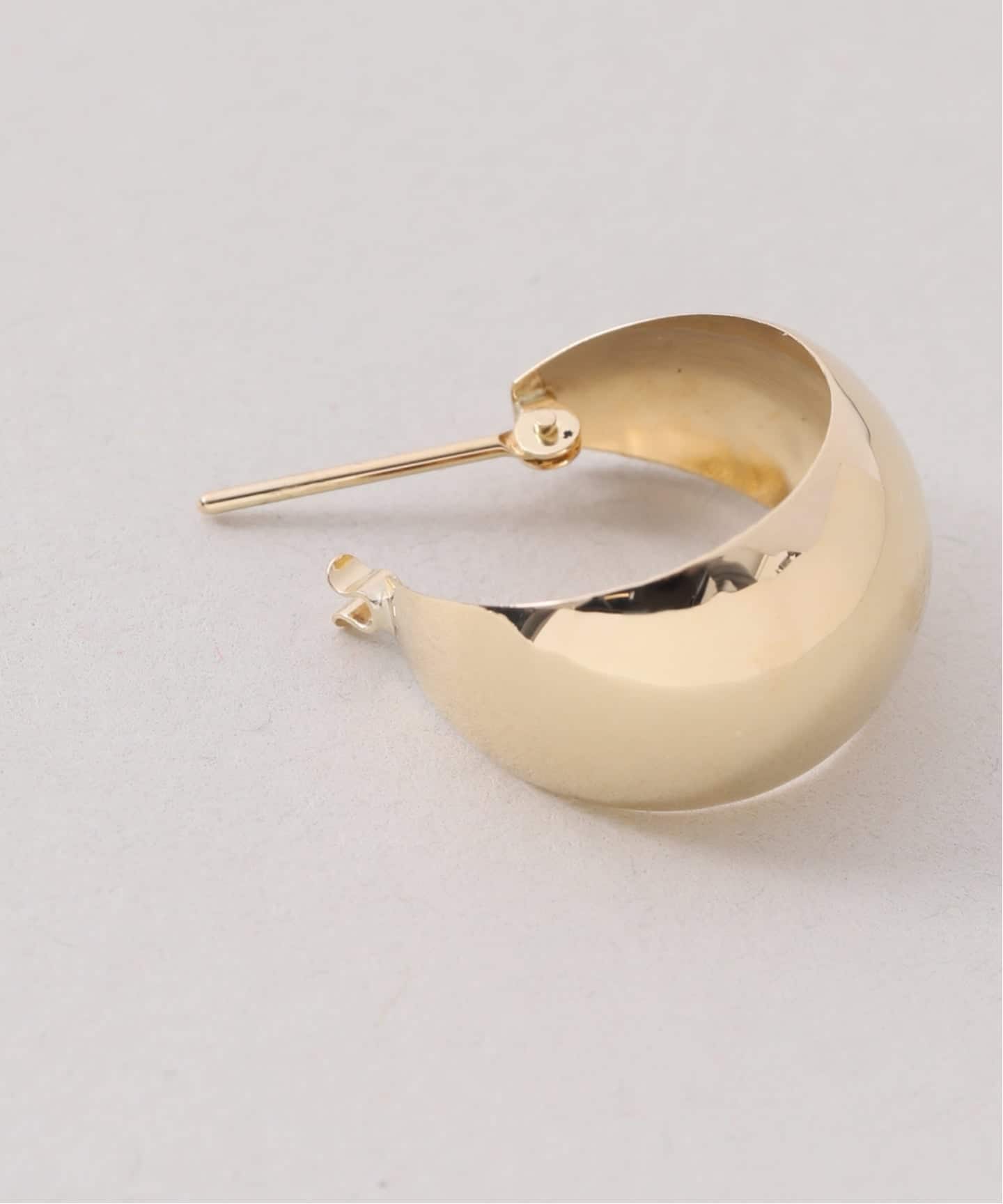 18k両耳ピアス 18K wide volume pierce(両耳)（ピアス（両耳用））｜DECOUVERTE