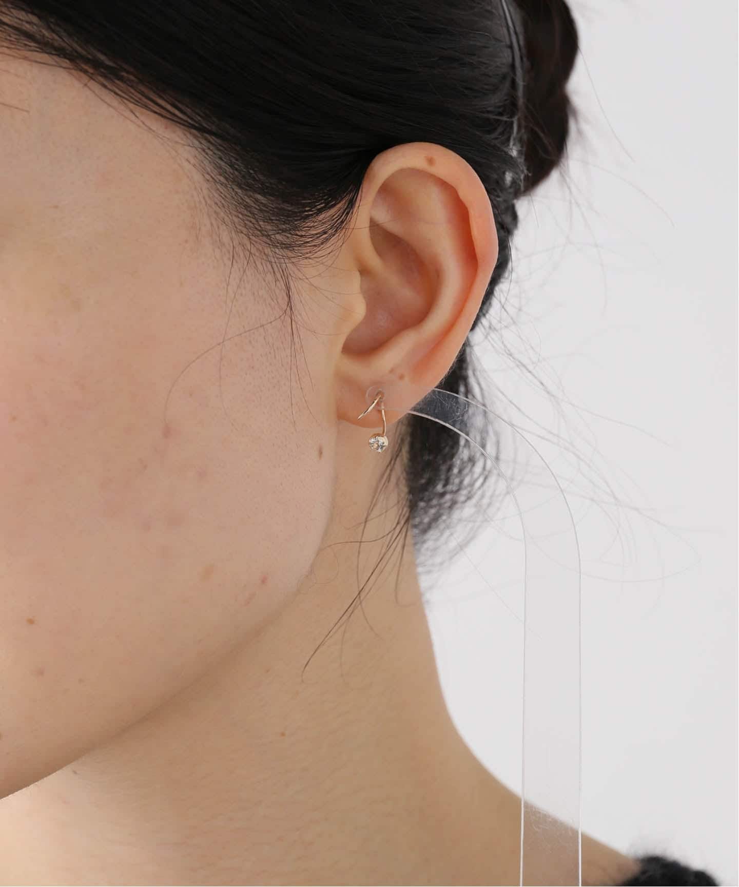etoile pierce whitetopaz 10K (片耳)（ピアス（片耳用