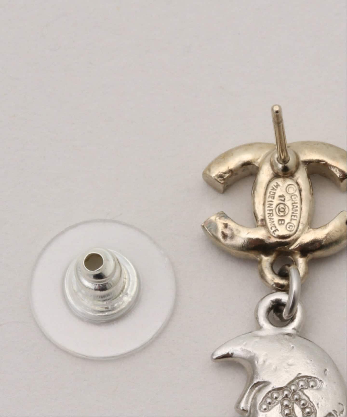 CHANEL/シャネル】CC pierce rs star&moon(両耳)（ピアス（両耳用