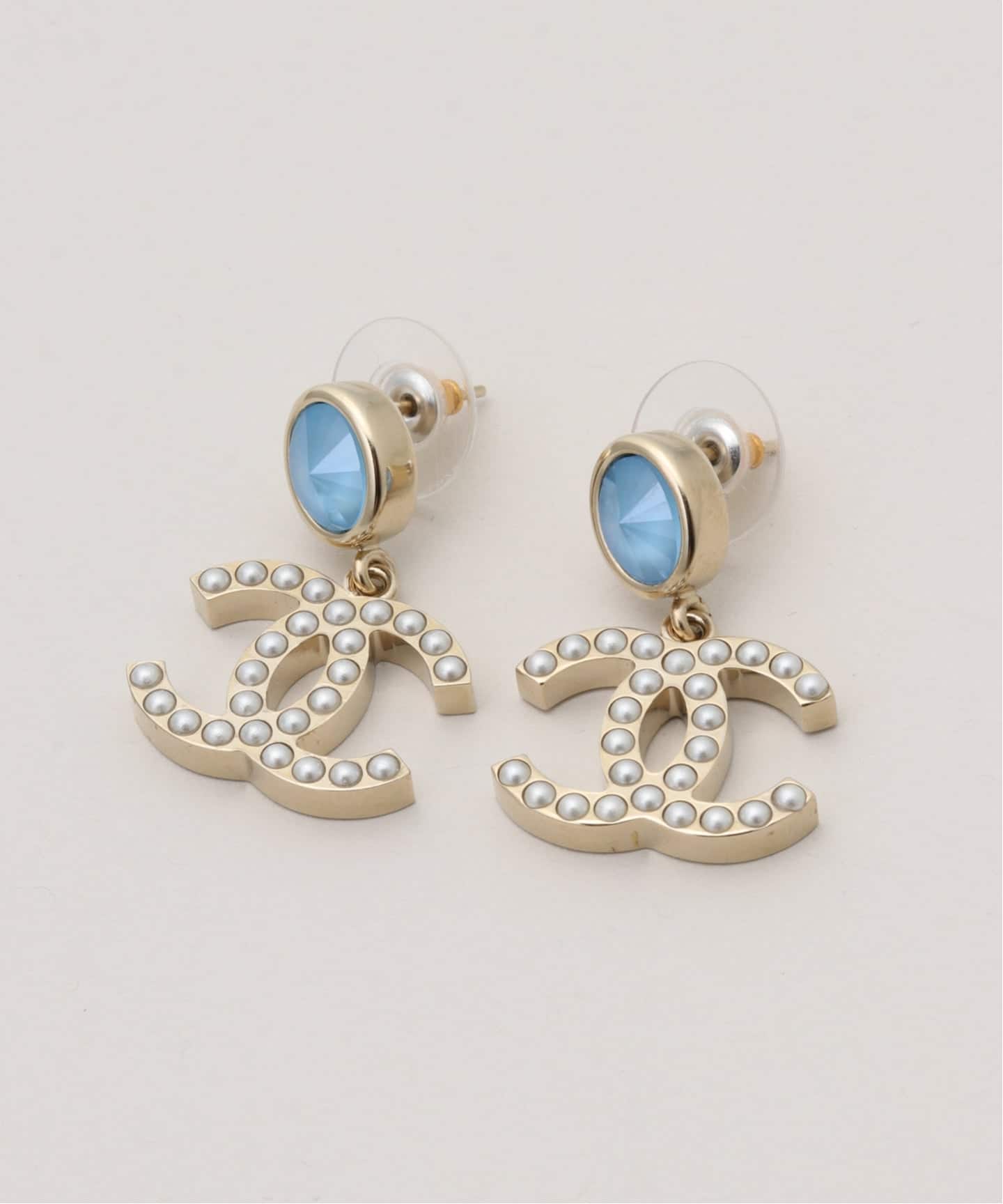 CHANEL/シャネル】CC pierce pearl(両耳)（ピアス（両耳用