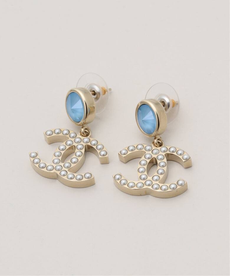 CHANEL/シャネル】CC pierce pearl(両耳)（ピアス（両耳用 