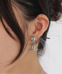 CHANEL/シャネル】CC pierce pearl(両耳)（ピアス（両耳用 