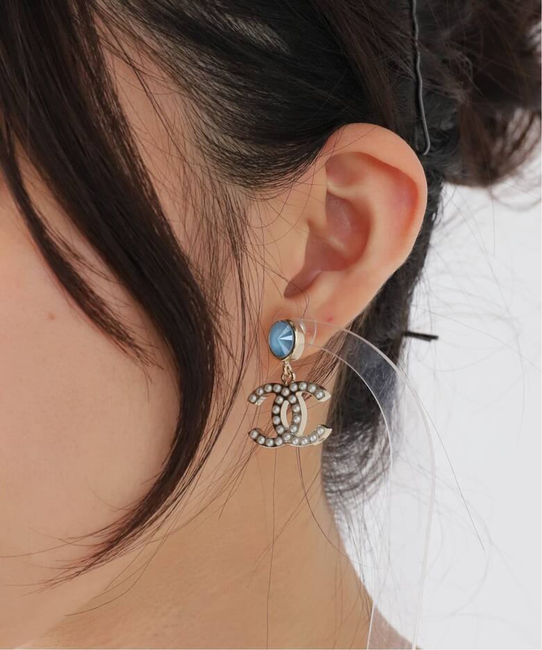 CHANEL/シャネル】CC pierce pearl(両耳)（ピアス（両耳用 