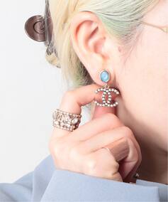 CHANEL/シャネル】CC pierce pearl(両耳)（ピアス（両耳用 