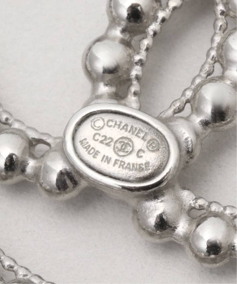 CHANEL/シャネル】CC pierce round(両耳)（ピアス（両耳用 