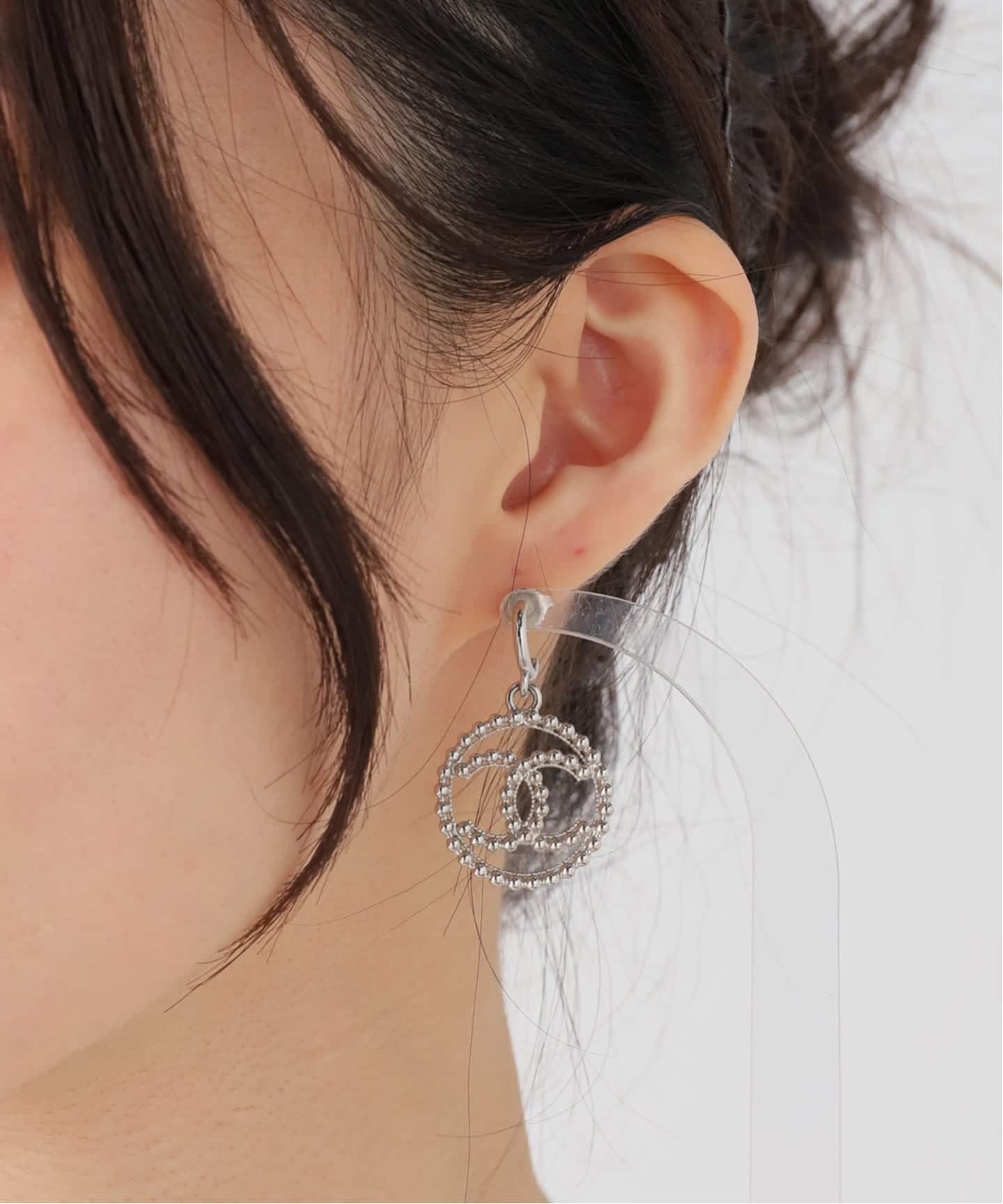 CHANEL/シャネル】CC pierce round(両耳)（ピアス（両耳用