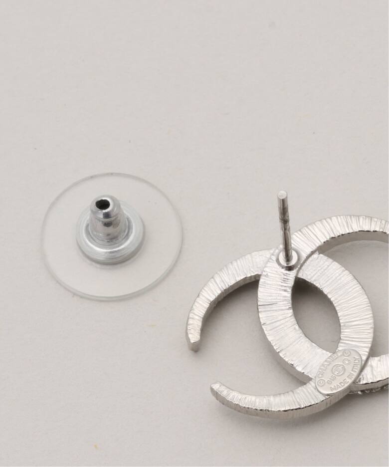 VINTAGE CHANEL/シャネル】CC pierce(両耳)（ピアス（両耳用 