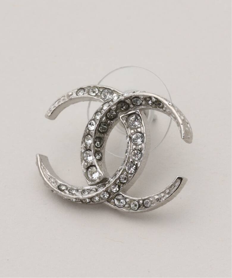 VINTAGE CHANEL/シャネル】CC pierce(両耳)（ピアス（両耳用 