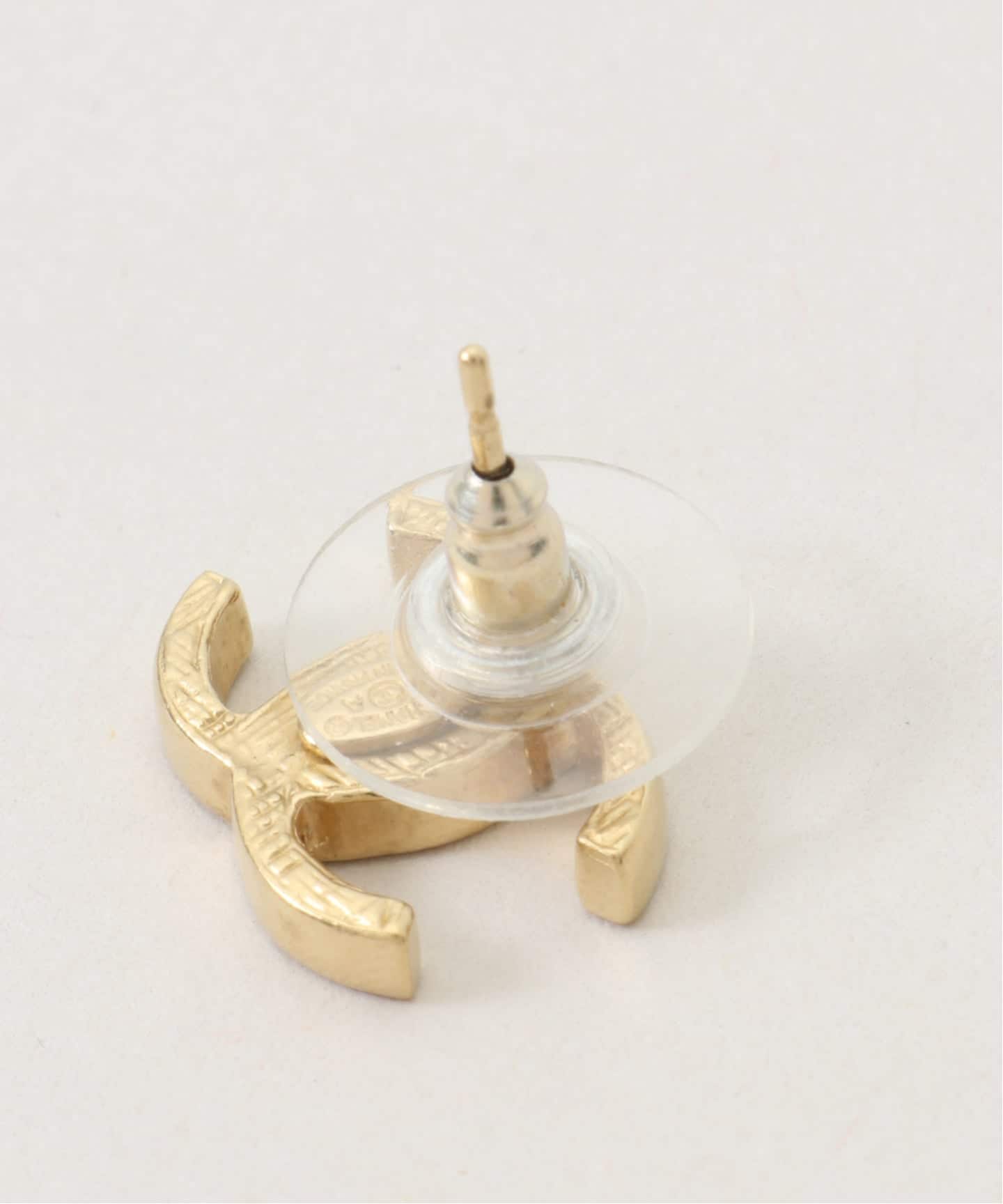 VINTAGE CHANEL/シャネル】CC pierce(両耳)（ピアス（両耳用