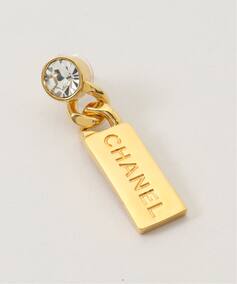 CHANEL/シャネル】pierce logo bar(両耳)（ピアス（両耳用 