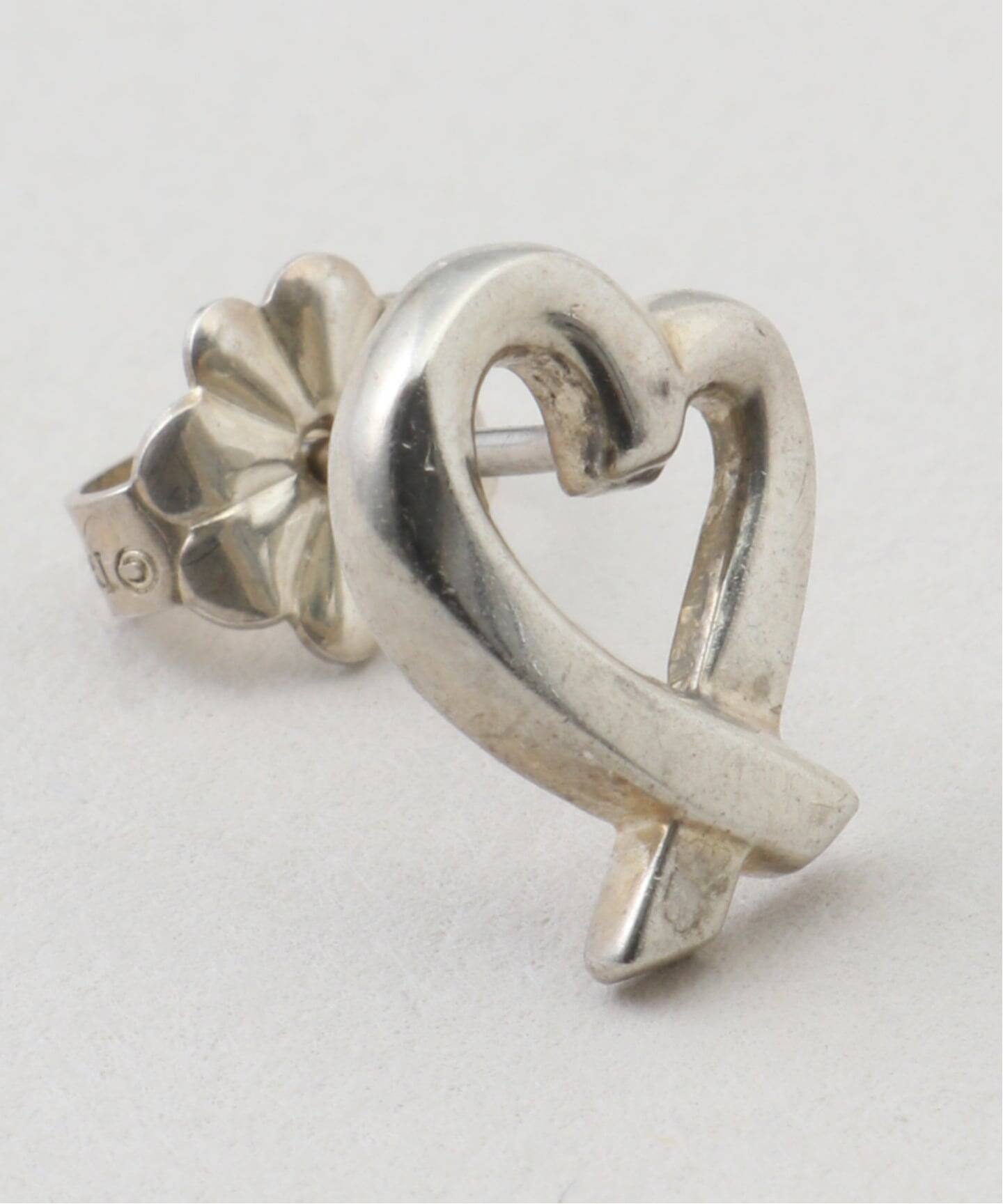 VINTAGE TIFFANY&Co./ティファニー】Loving heart pierce(両耳