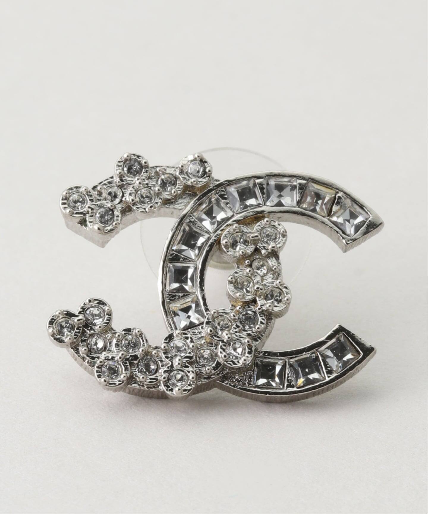 CHANEL/シャネル】CC pierce round/baguette (両耳)（ピアス（両耳用