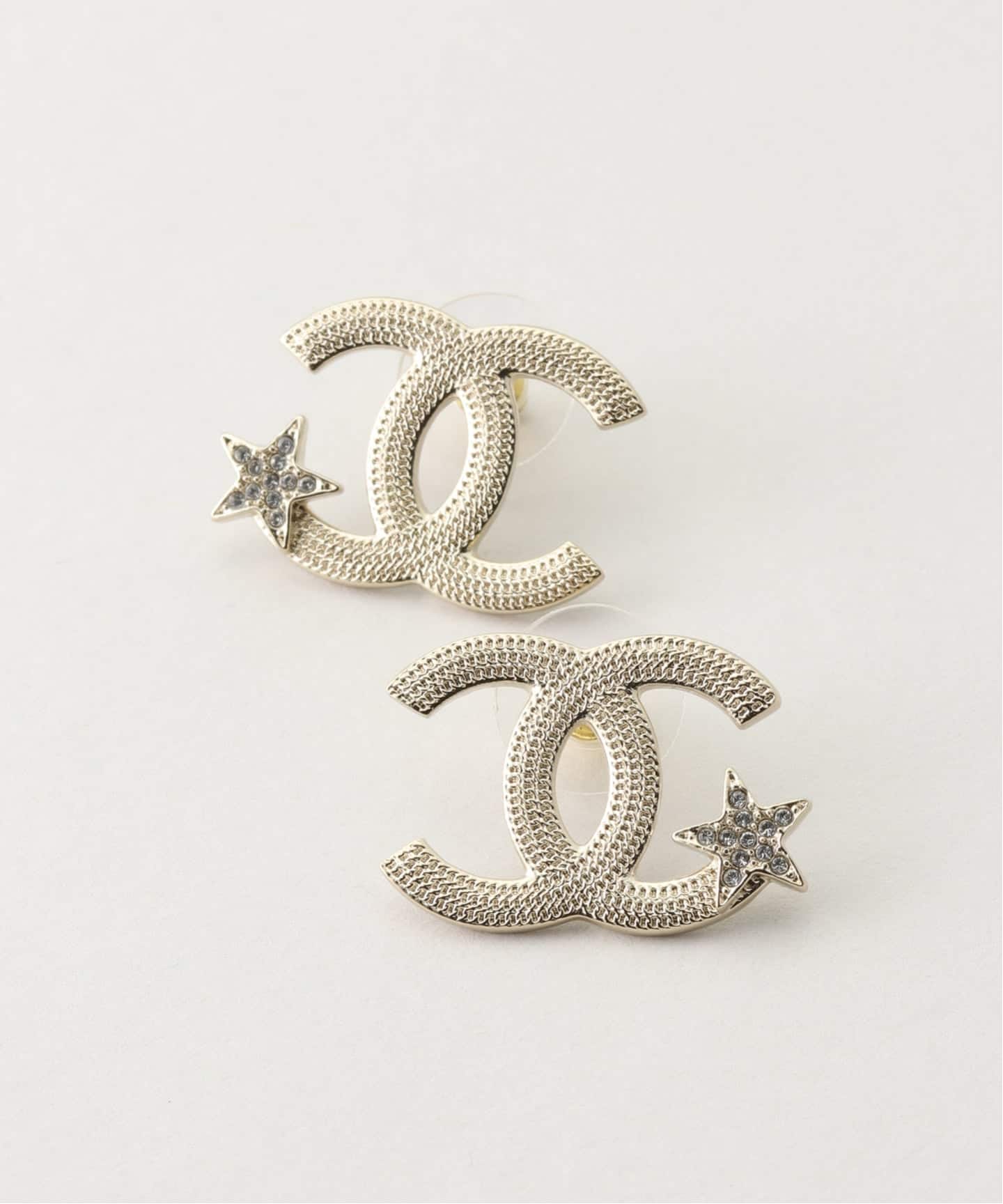 CHANEL/シャネル】CC pierce star (両耳)（ピアス（両耳用