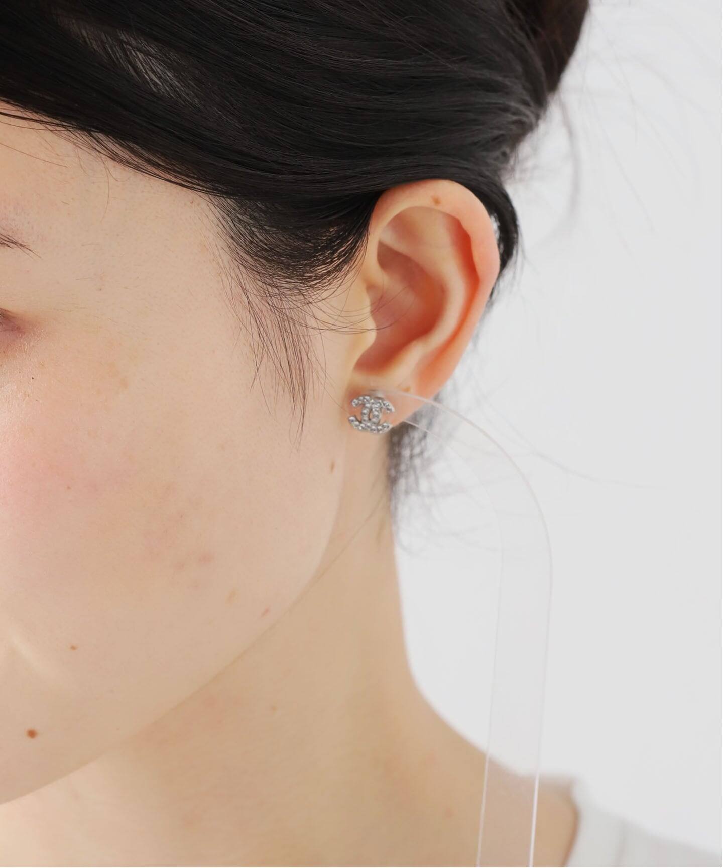 VINTAGE CHANEL/シャネル】CC pierce (両耳)（ピアス（両耳用