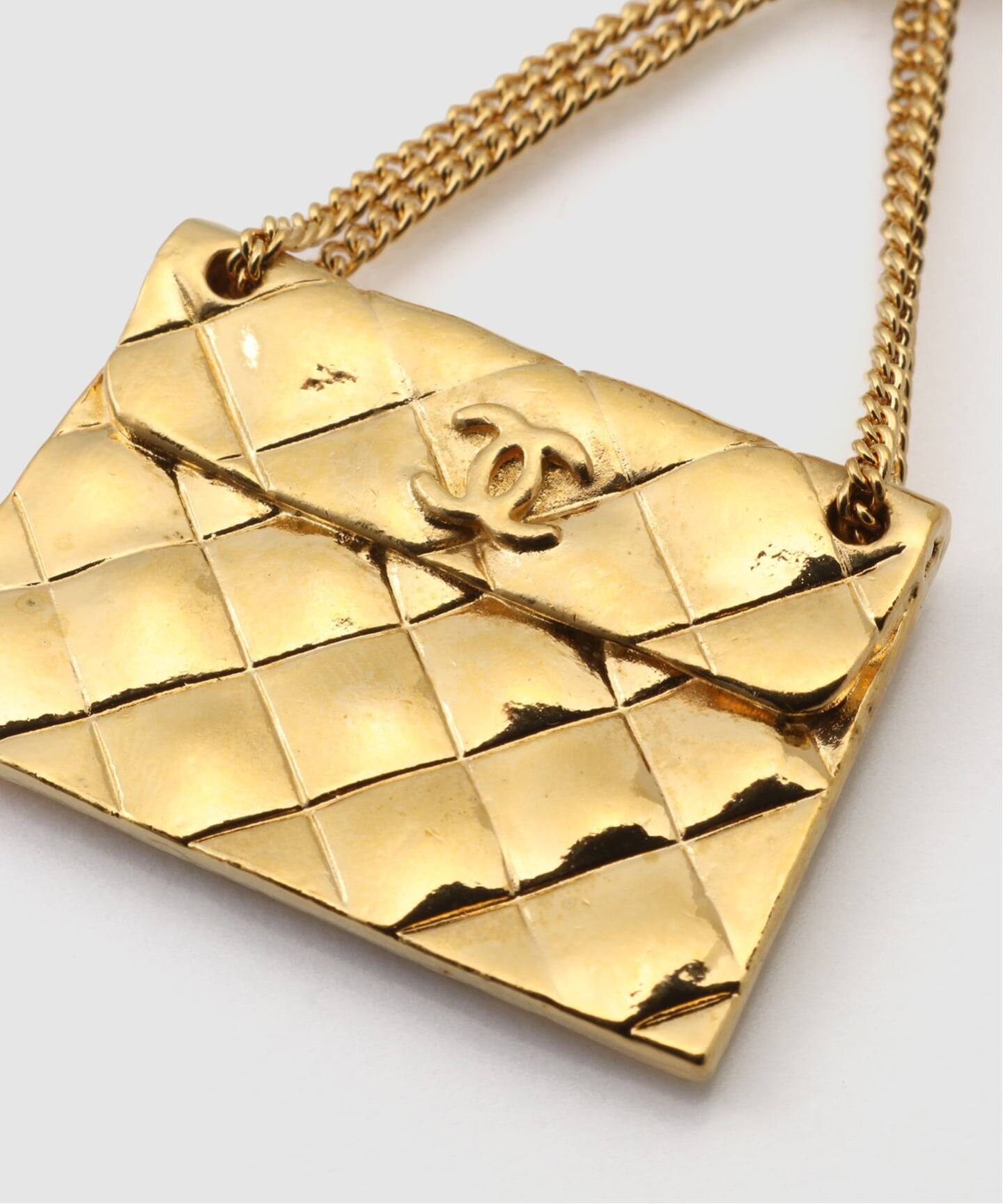 CHANEL バッグモチーフ ブローチ ゴールド ヴィンテージ 正規品 VINTAGE CHANEL/シャネル】brooch（コサージュ）｜DECOUVERTE（デクー