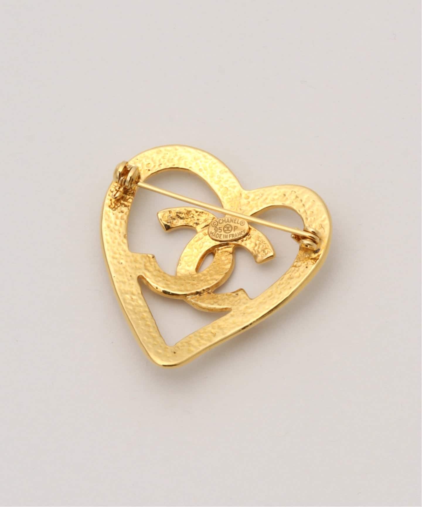 VINTAGE CHANEL/シャネル】CC brooch heart（コサージュ）｜ENSEMBLE