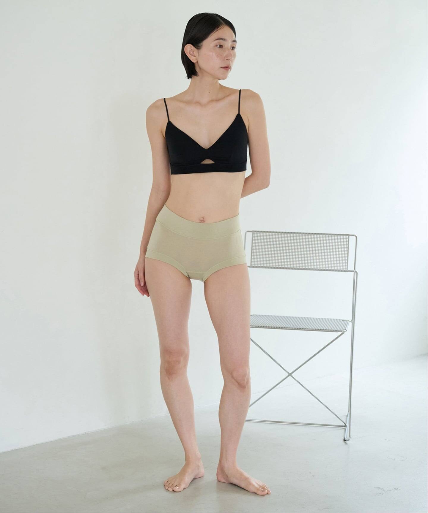 新品/EMILY WEEK Bamboo ストレッチキャミ&ボーイレッグショーツ 予約/新色》[ACTIVE]Bamboo ボーイレッグショーツ（グリーン