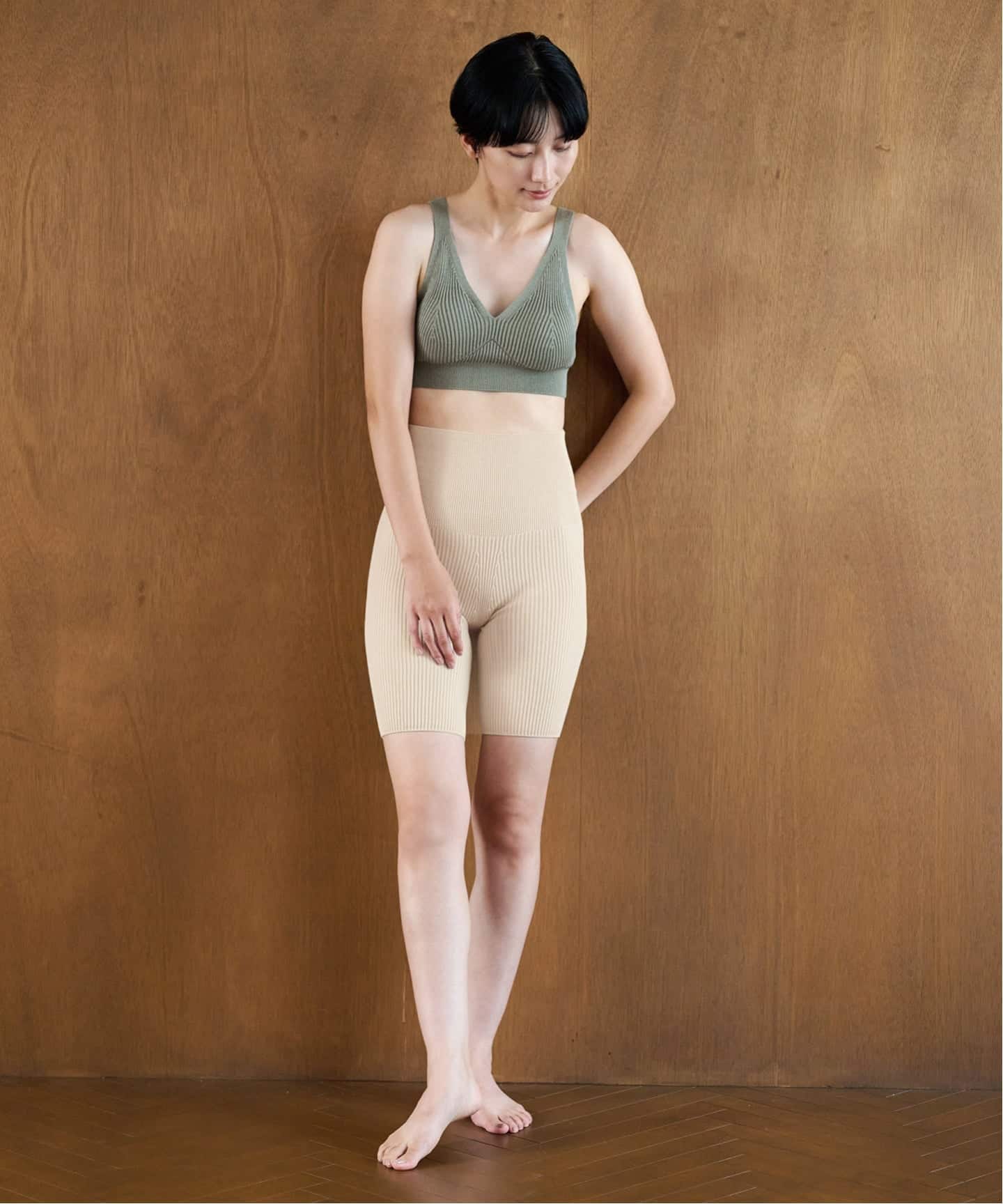 シルクコットン 3分丈 腹巻パンツ（ショーツ）｜EMILY WEEK（エミリー