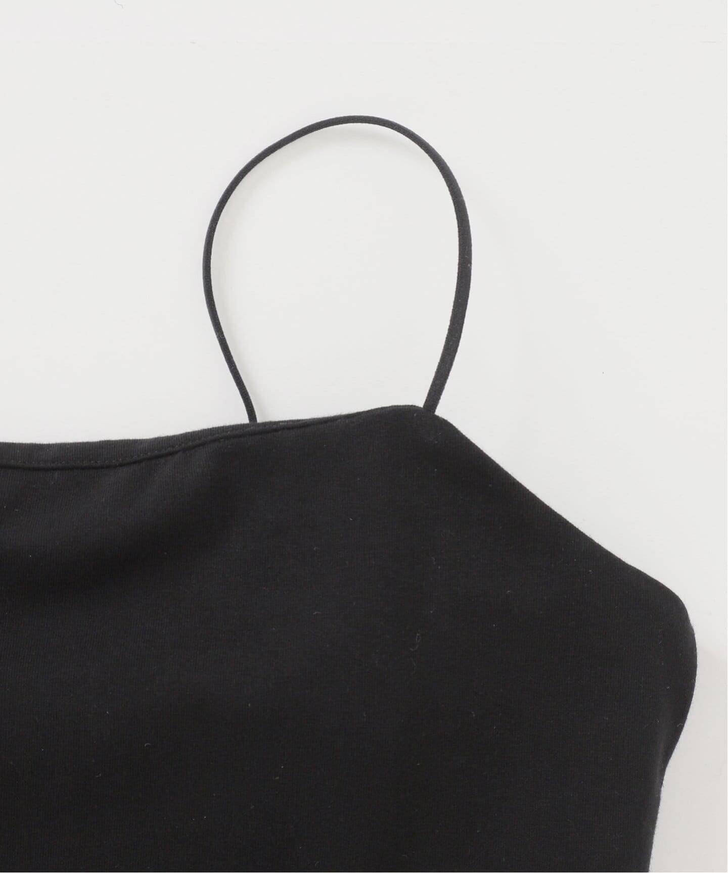 追加4》オーガニックコットン混 ストレッチブラキャミソール（カップ