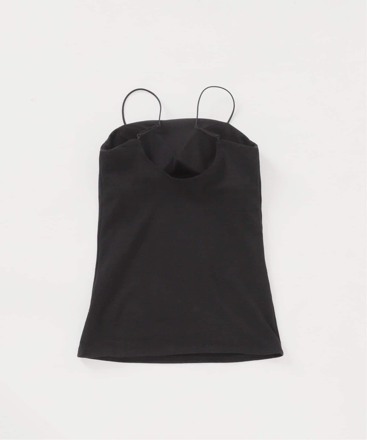 追加4》オーガニックコットン混 ストレッチブラキャミソール（カップ