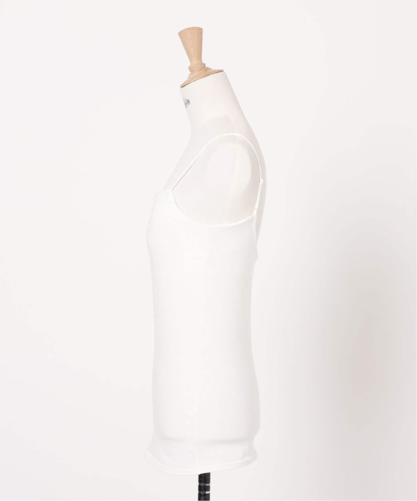 追加4》オーガニックコットン混 ストレッチブラキャミソール（カップ