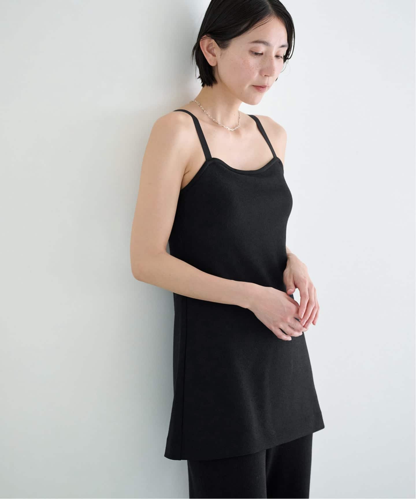 予約》EMILY WEEK×FRAMeWORK ジョーゼットキャミソール（カップ付き