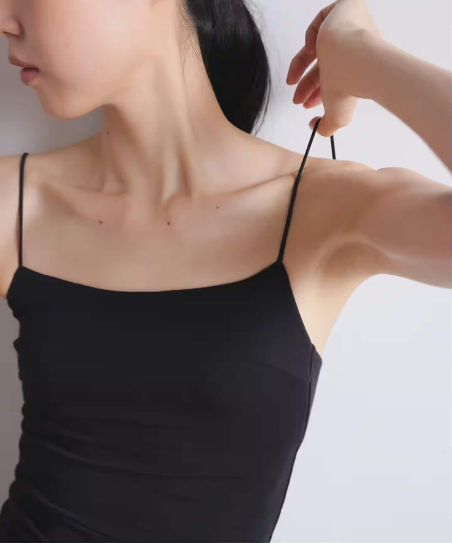 ACTIVE】Bamboo ストレッチキャミソール（ブラック）（その他アンダー