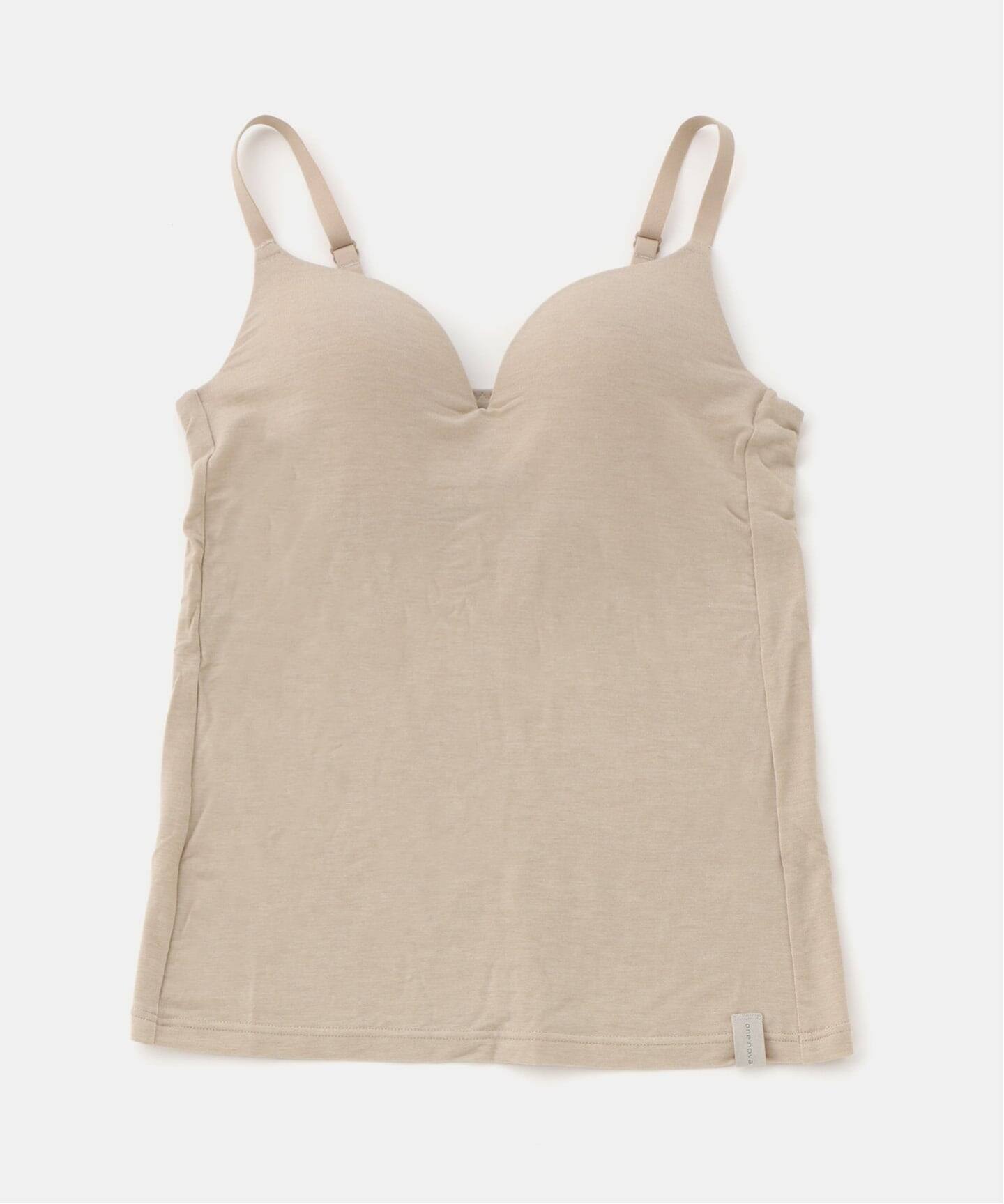 one nova/ワン ノバ】 3D Wireless Bra Camisole（カップ付きインナー 