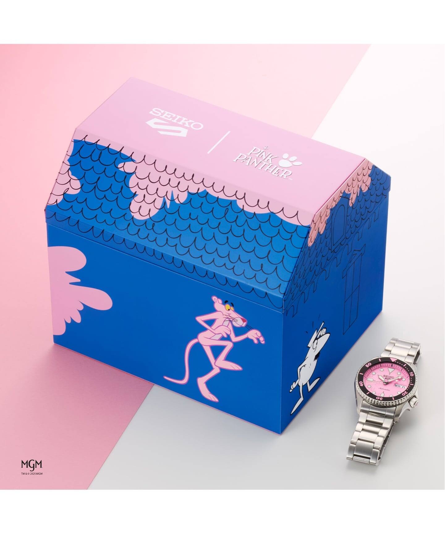 SEIKO 5 SPORTS SBSA321 PINK PANTHER（新品）｜HIROB（ヒロブ）の通販 