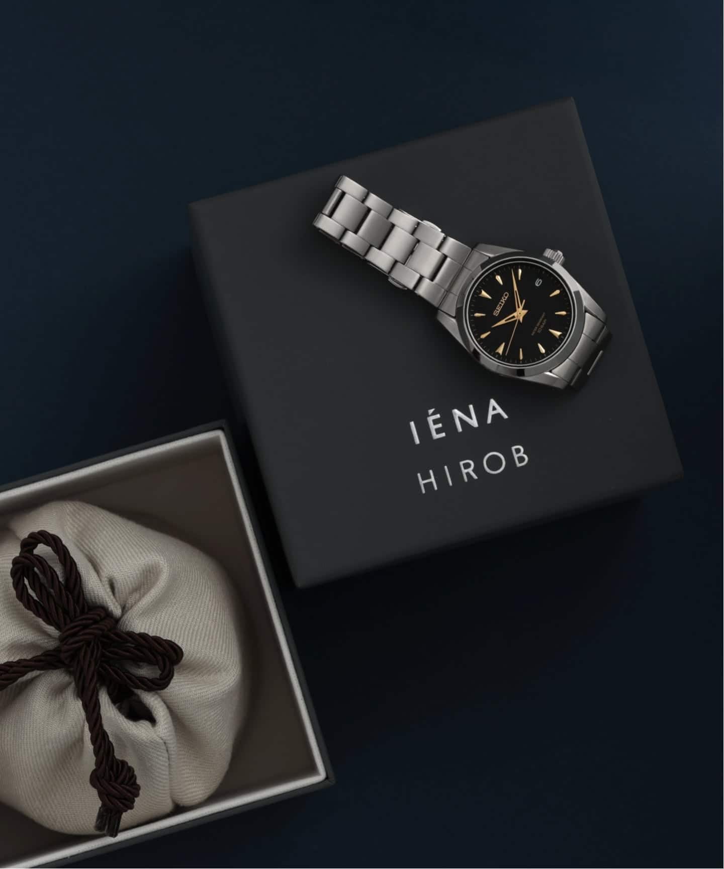 予約》SEIKO Exclusive IENA x HIROB Black 別注（新品）｜HIROB